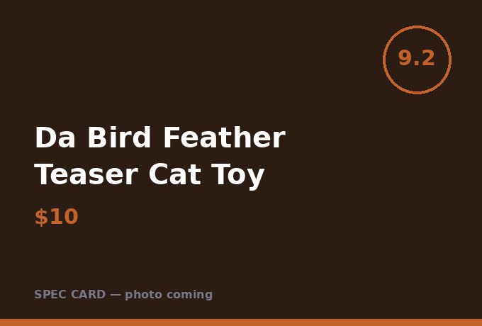 Da Bird Feather Teaser Cat Toy