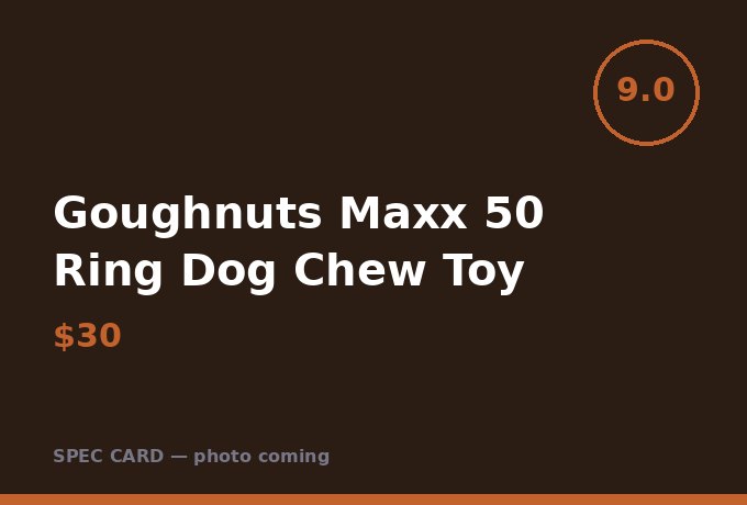 Goughnuts Maxx 50 Ring Dog Chew Toy