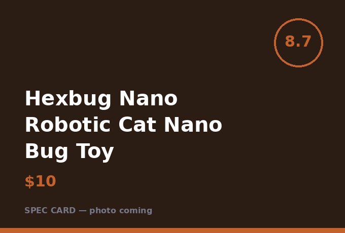 Hexbug Nano Robotic Cat Nano Bug Toy