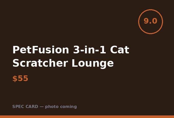 PetFusion 3-in-1 Cat Scratcher Lounge