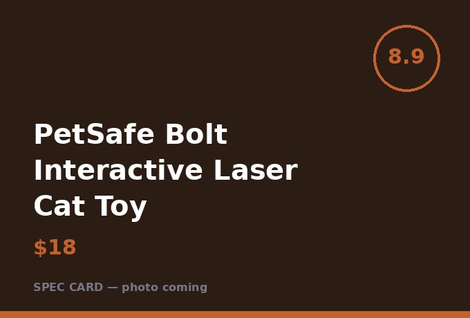 PetSafe Bolt Interactive Laser Cat Toy