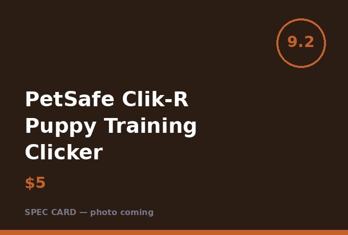 PetSafe Clik-R Puppy Training Clicker