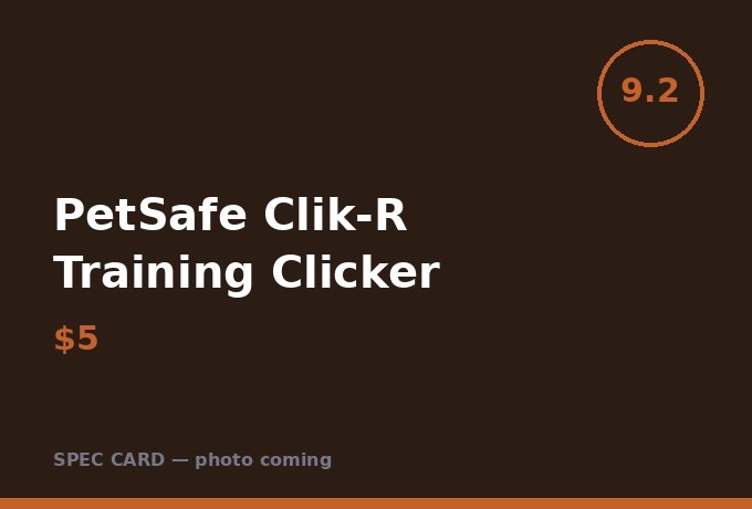 PetSafe Clik-R Training Clicker