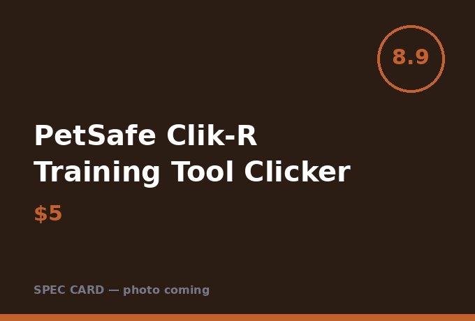 PetSafe Clik-R Training Tool Clicker