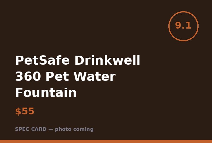 PetSafe Drinkwell 360 Pet Water Fountain