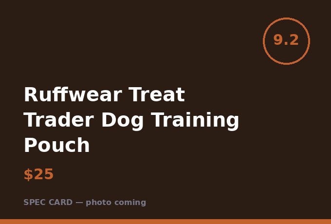 Ruffwear Treat Trader Dog Training Pouch