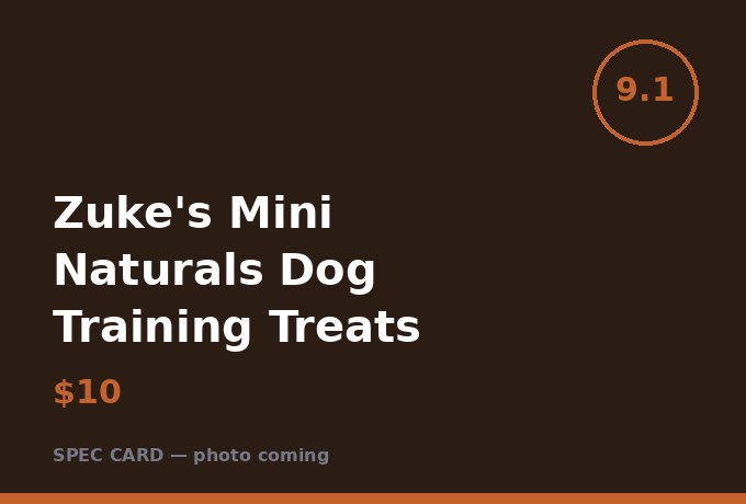 Zuke's Mini Naturals Dog Training Treats